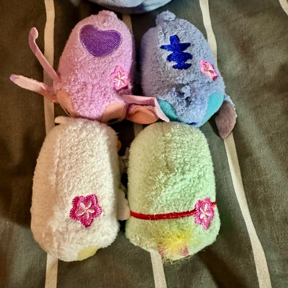 Disney Lilo & Stitch Plush Tsum Tsum Set Stitch Bag with 4 mini Tsum Tsum - Picture 7 of 11